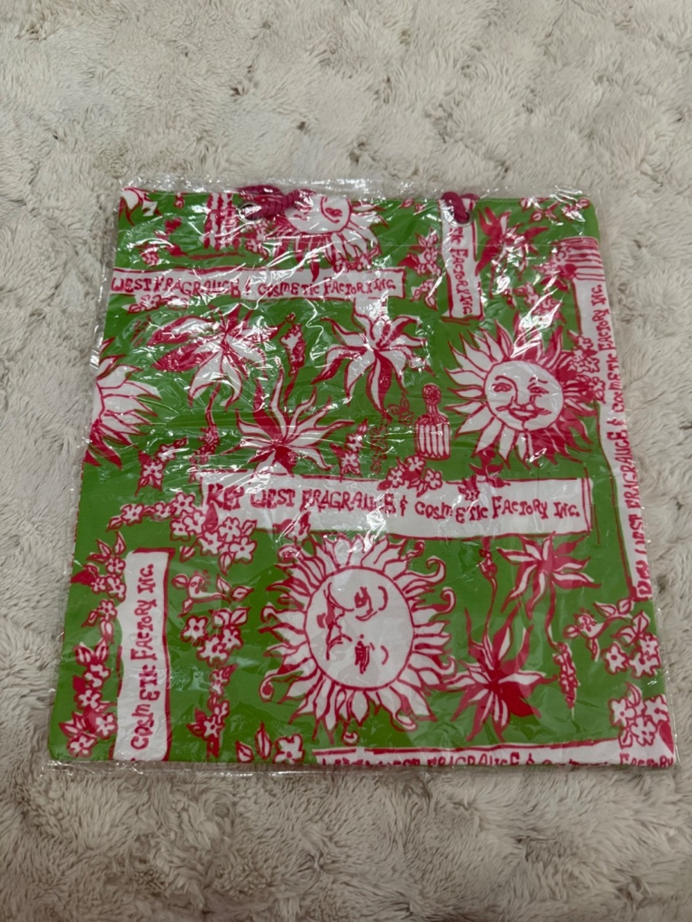 New Key West Aloe Drawstring Backpack - Picture 2 of 2